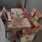 Juego de mesa 250 cm + 8  fundas de sillas