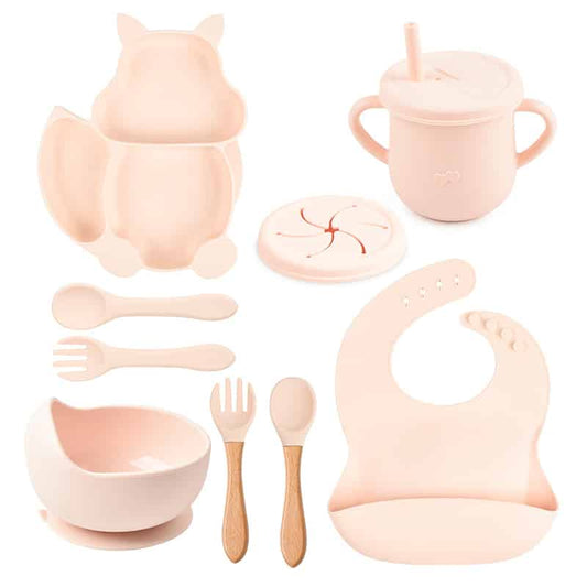 KIT DE ALIMENTACION DE SILICONA ARDILLA 10 PIEZAS