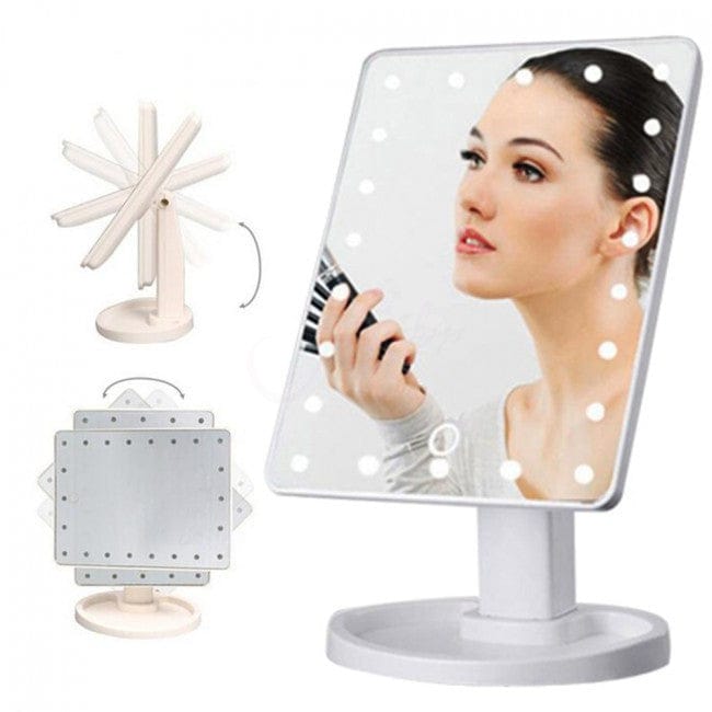 ESPEJO CUADRADO LED PARA MAQUILLAJE