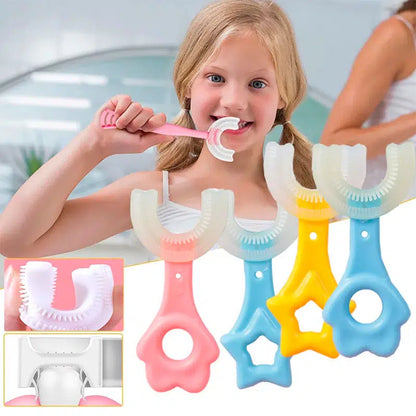 Cepillo de dientes en forma de U para niños 360 ( 2 a 6 años)