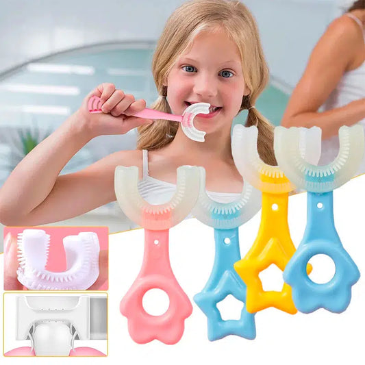 Cepillo de dientes en forma de U para niños 360 ( 2 a 6 años)