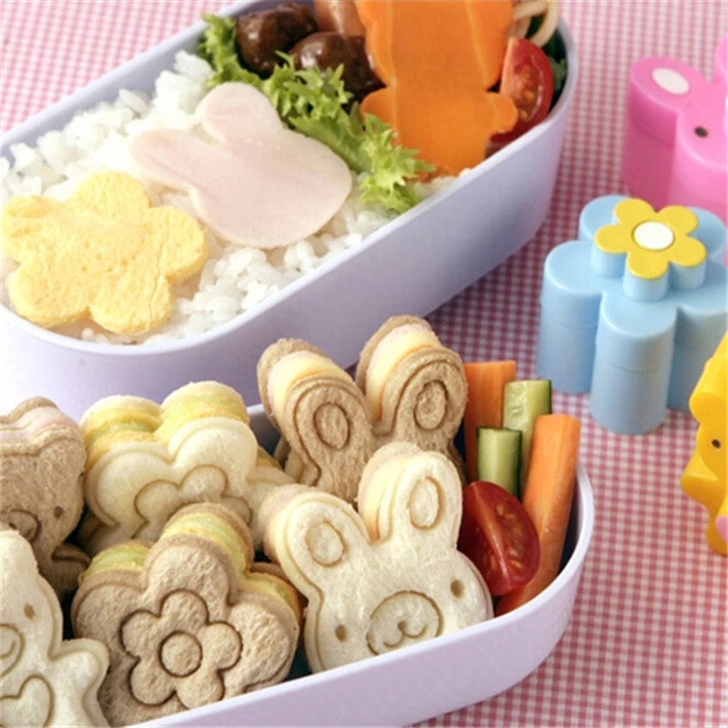 Moldes para sandwich Kawaii set de 3 con