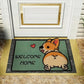 Alfombrilla felpudo de bienvenida