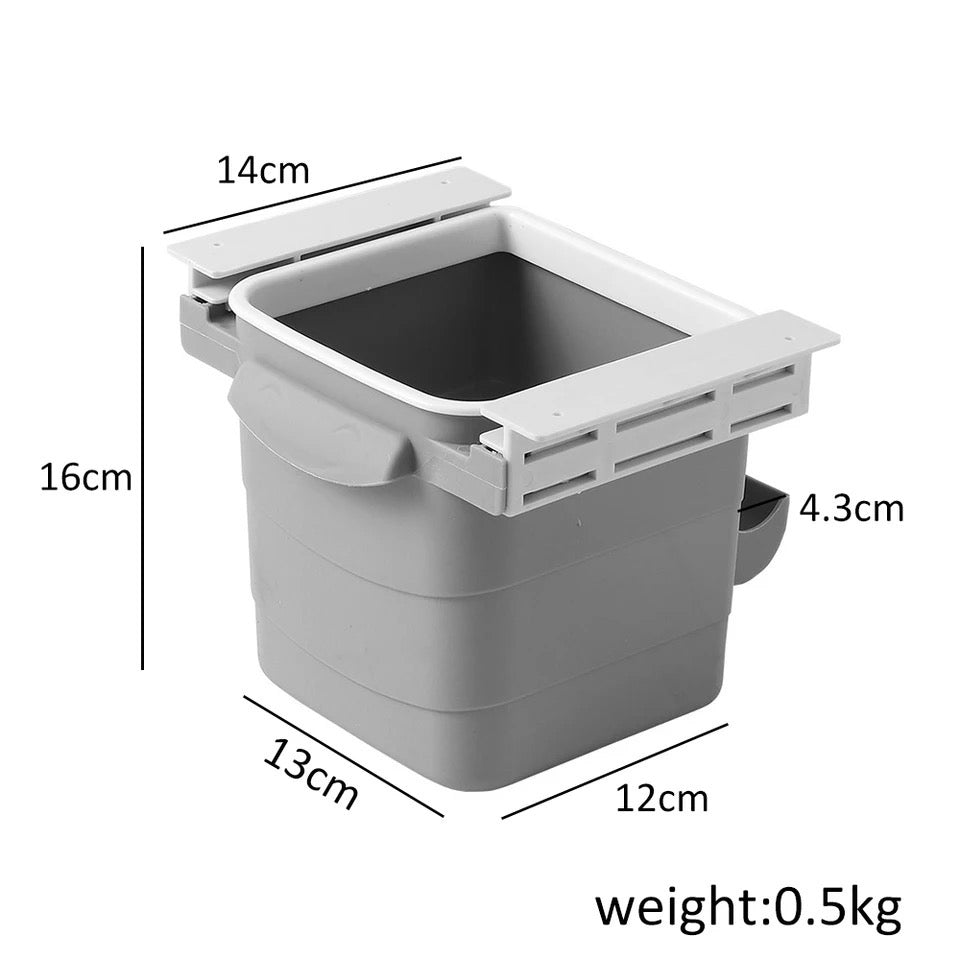 Cubo de basura rectratil