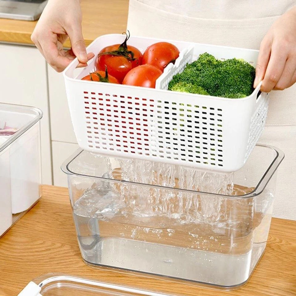Cesta de almacenamiento acrílico