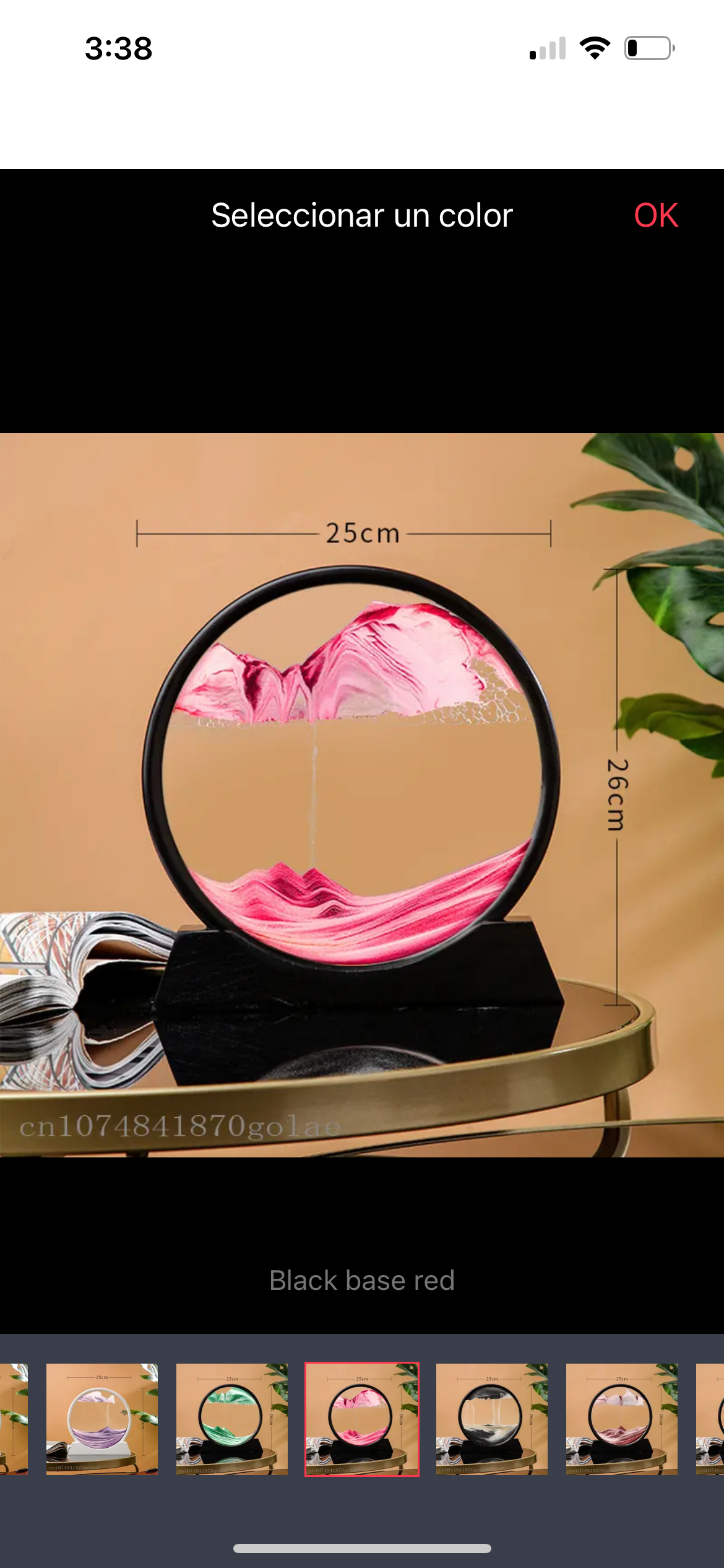 Reloj de arena arte
