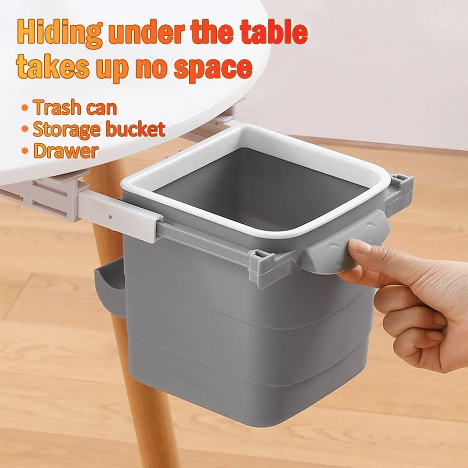 Cubo de basura rectratil
