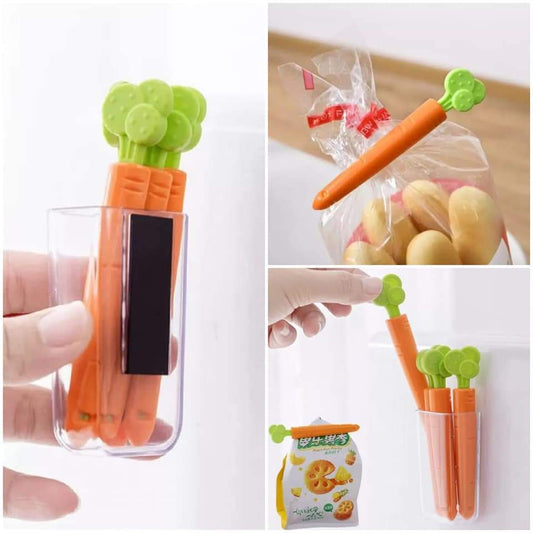 ✨ CLIPS SELLADORES ZANAHORIA 🥕
