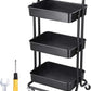 Carrito 3 niveles ruedas con asa metal