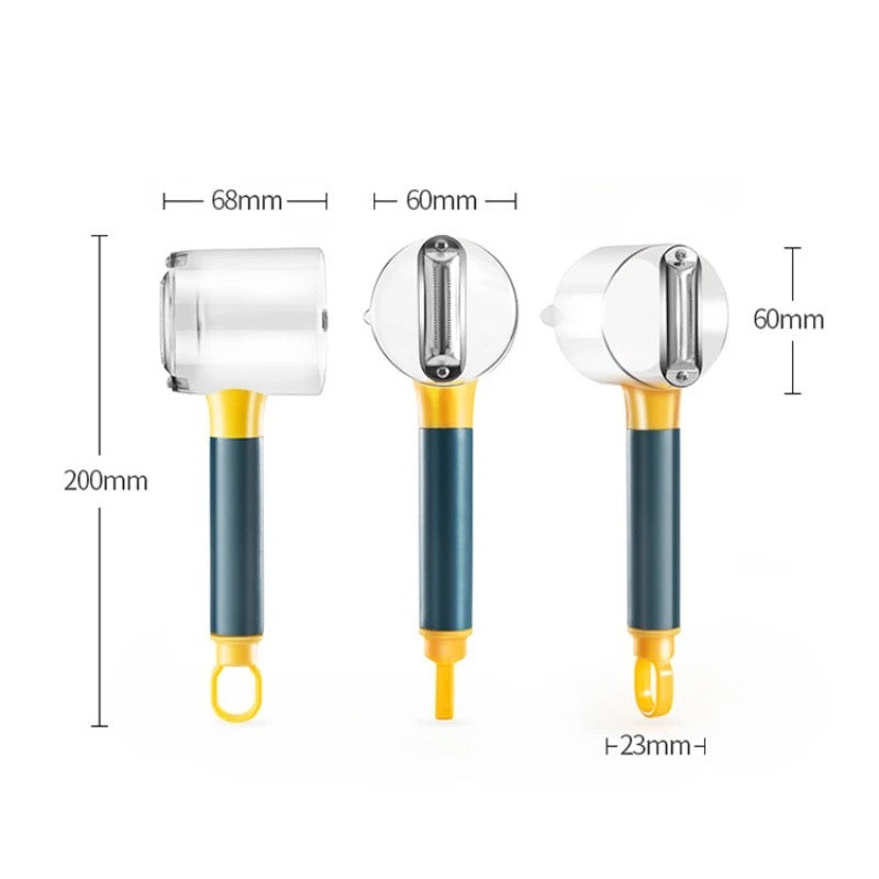 Cuchillo pelador contenedor