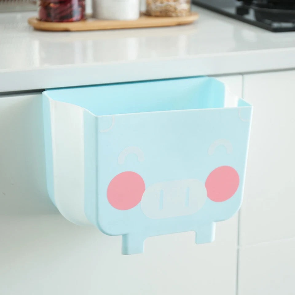 Cubo de Basura Plegable Kawaii