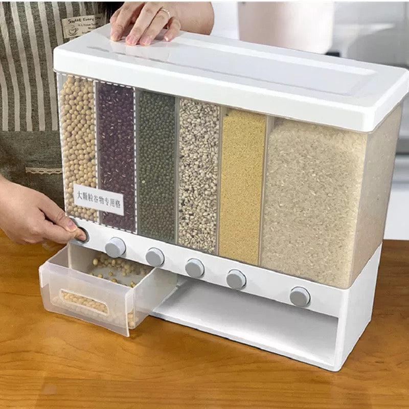 Dispensador o contenedor de Arroz y Menestras ( Piscis ♓)