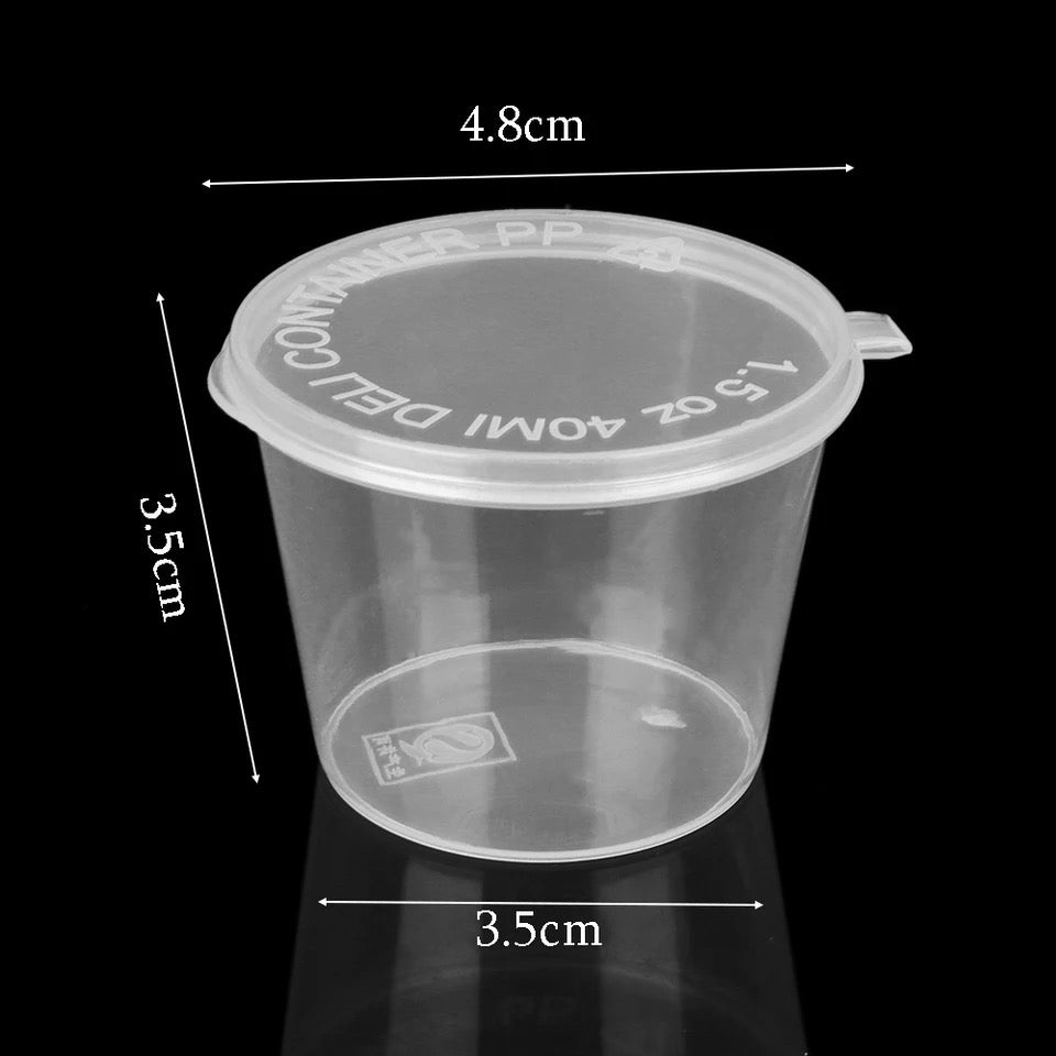 Frascos de salsas (27 ml)