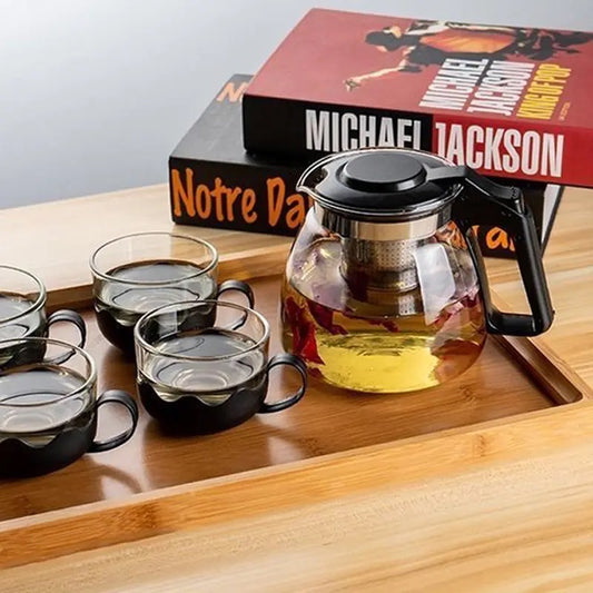 Set de tetera + 4 tazas