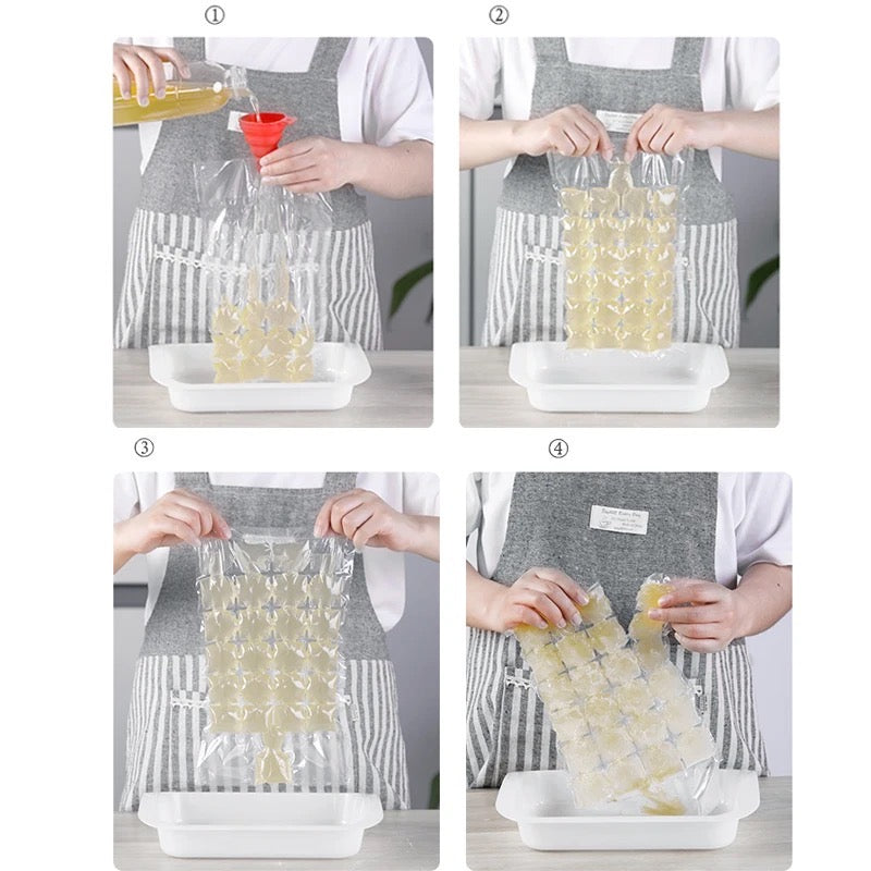 Pack De Bolsas Para Cubitos De Hielo