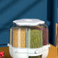 Dispensador o contenedor  de cereal Giratorio Chico ( acuario ♒)