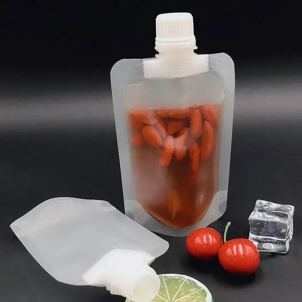 Bolsa portátil de viaje 50ml(set de 4 unidades)