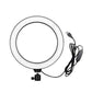 ARO DE LUZ ROSA / NEGRO 26 CM + TRIPODE