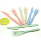 Cubierto 3 Pcs de Bambu Presentacion en Bolsita
