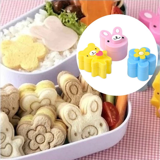 Moldes para sandwich Kawaii set de 3 con