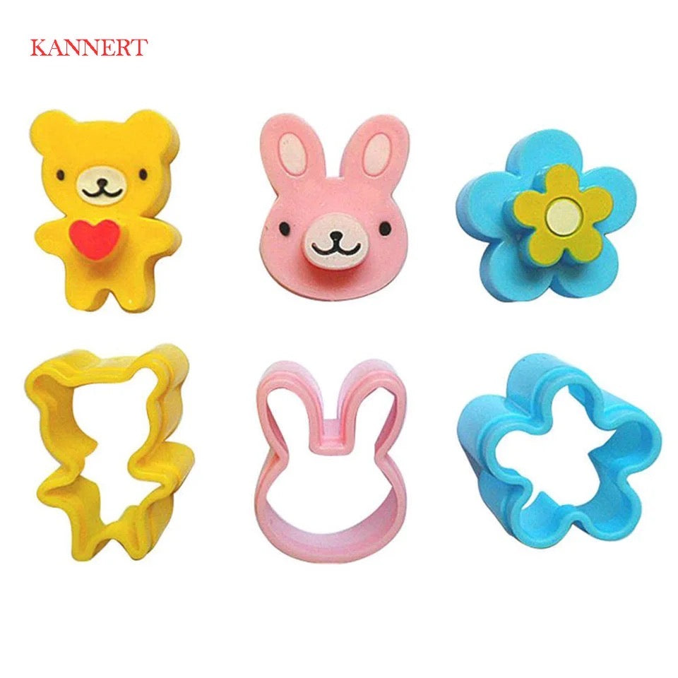 Moldes para sandwich Kawaii set de 3 con