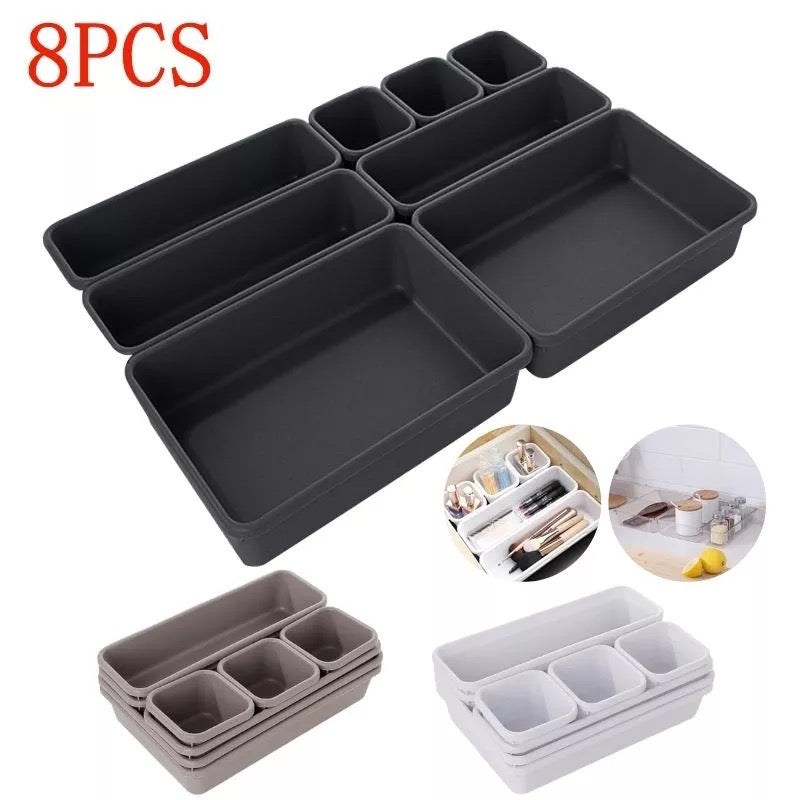 Organizador de cajones  set de 8 unidades