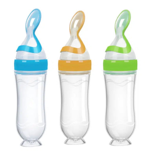 Cuchara alimentadora Flex (bolsita) SOLO ROSADO Y AZUL