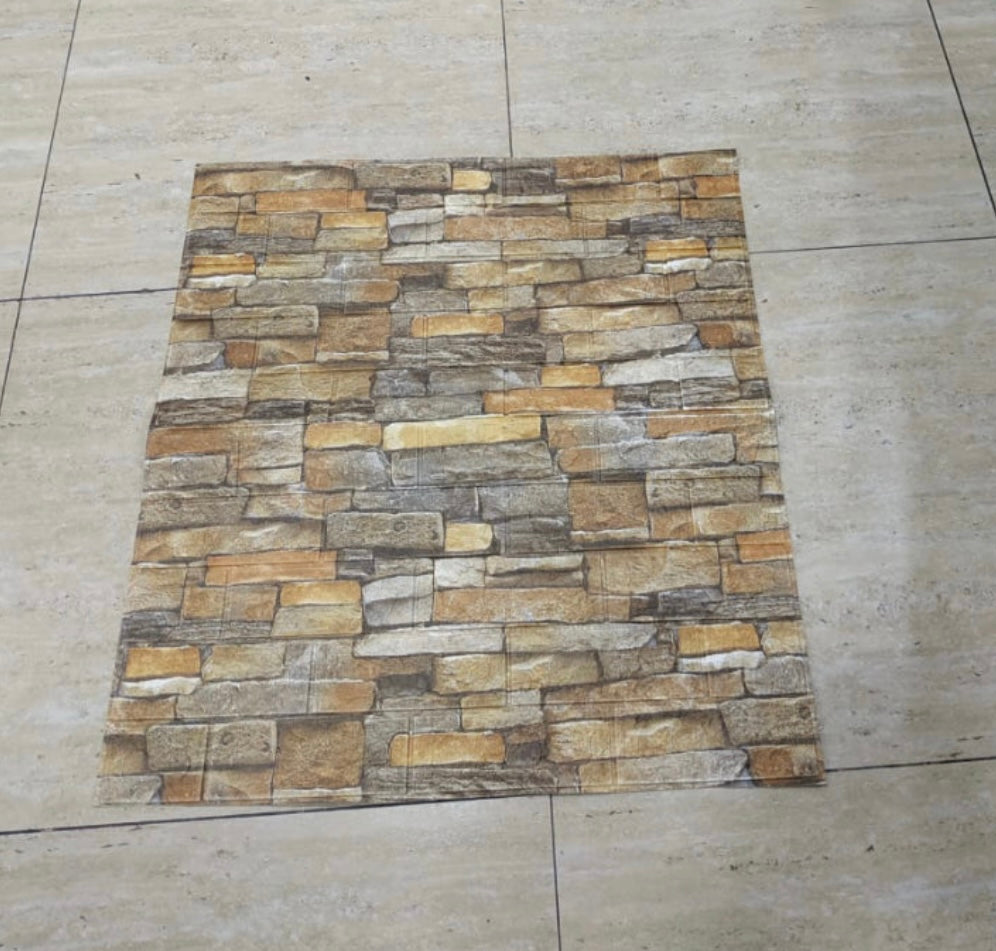 Adhesivos 3D rústicos 70x77x3m(Mod 3)