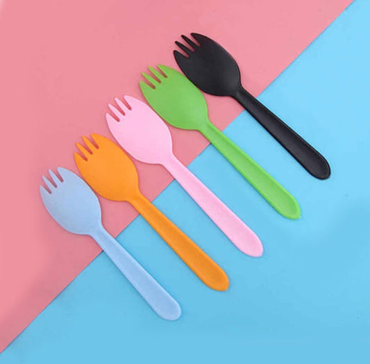 Cuchara tenedor set de 4 unidades