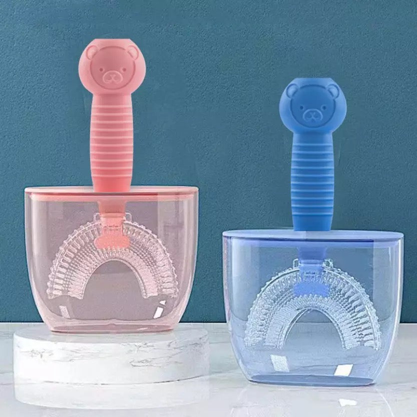 Cepillo 360°  en U con Vaso de 6 – 12 años