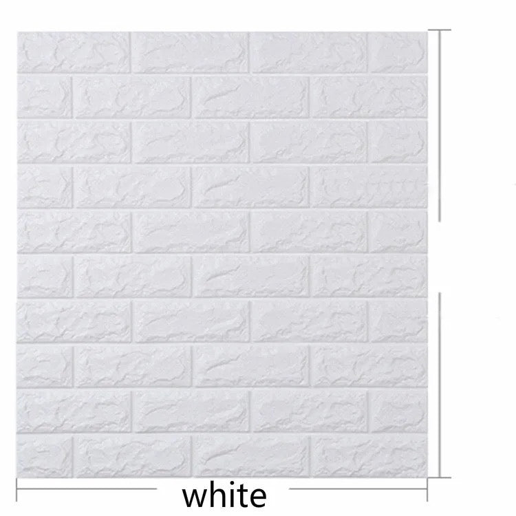 Adhesivos de pared 3D de 70x77x 3mm color entero
