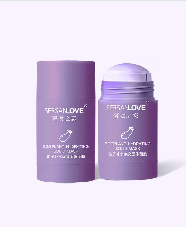 💥Mascarilla hidratante de té verde y berenjena de SERSANLOVE ( SOLO BERENJENA )