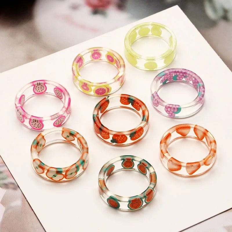 Anillos acrílicos
