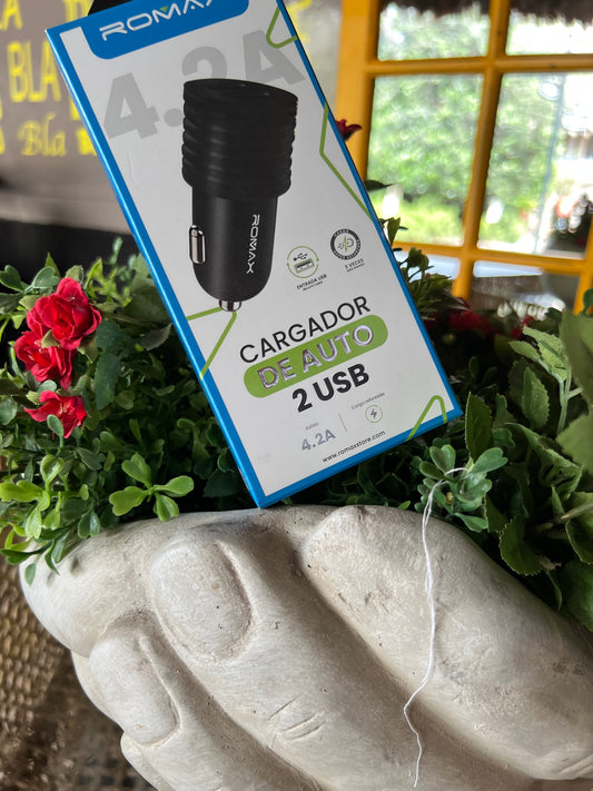Cargador Romax para auto lo