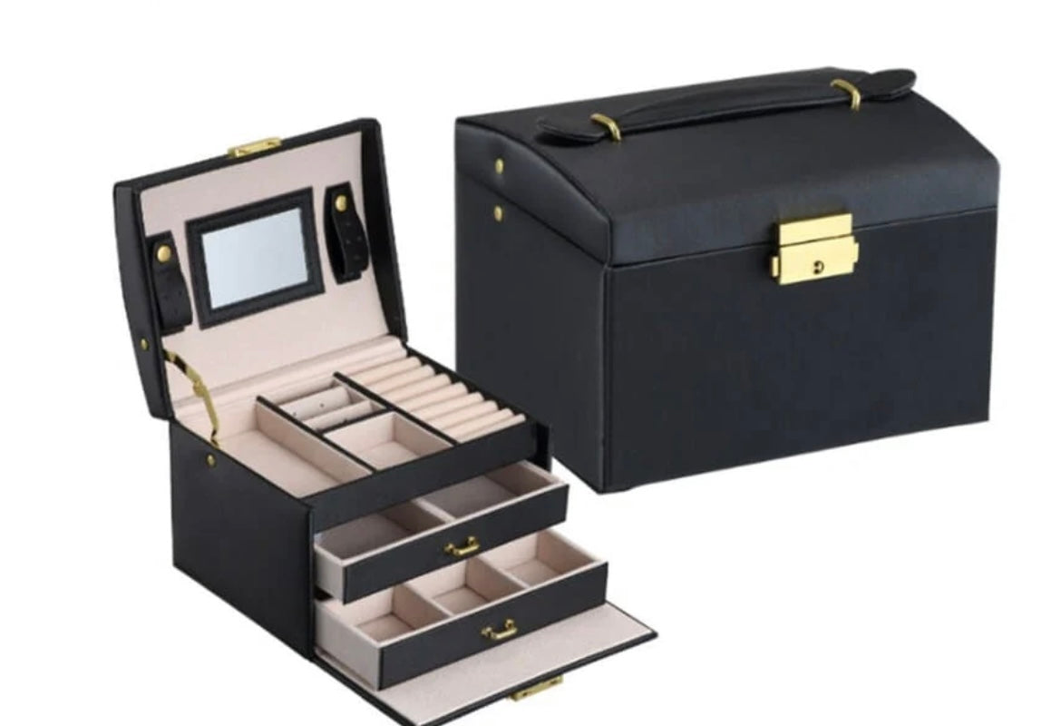 CAJA DE JOYERO 3 CAPAS MODERNO PARA JOYAS