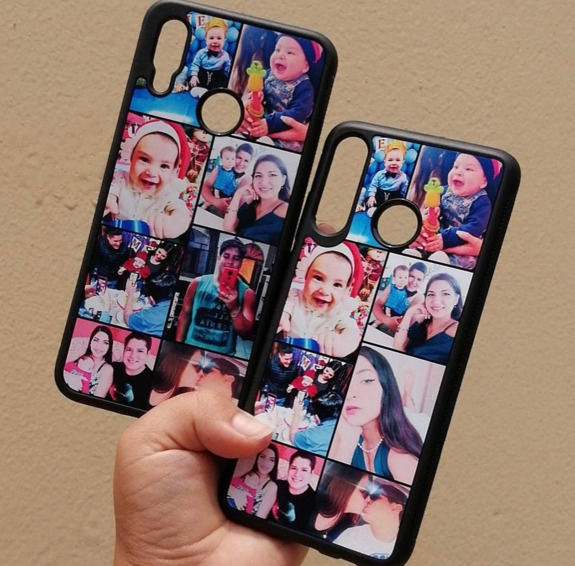 CASE PERSONALIZADO - BORDES DE SILICONA
