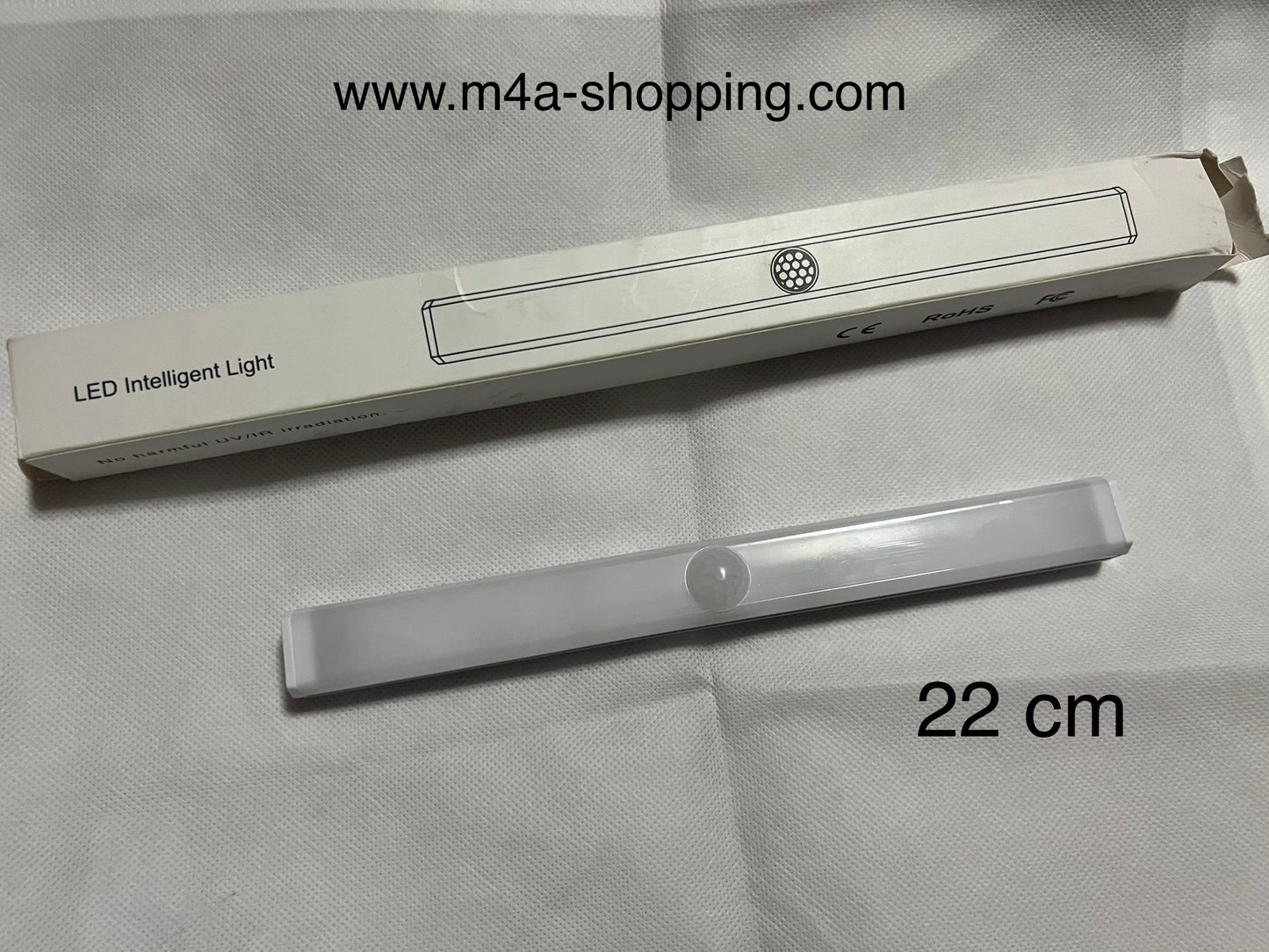 Luz led rectangular Sensor (22 cm