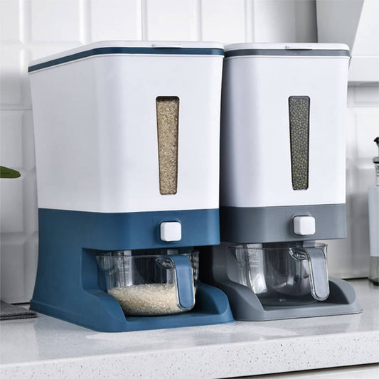 Dispensador o contenedor  de  Arroz 10 litros ( Mod  sagitario ♐ 2)