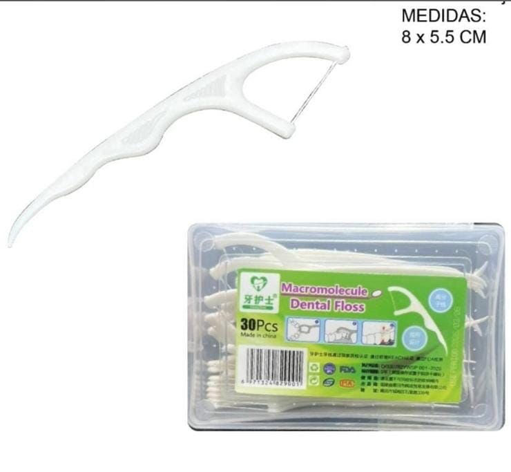 Hilo dental cajita de 30 unidades