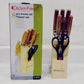 Set de cuchillos de Acero y Madera