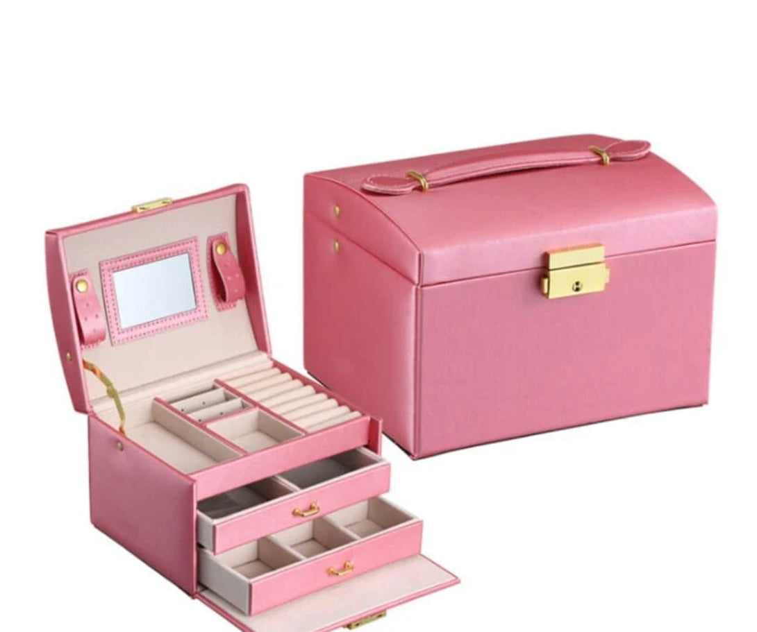 CAJA DE JOYERO 3 CAPAS MODERNO PARA JOYAS