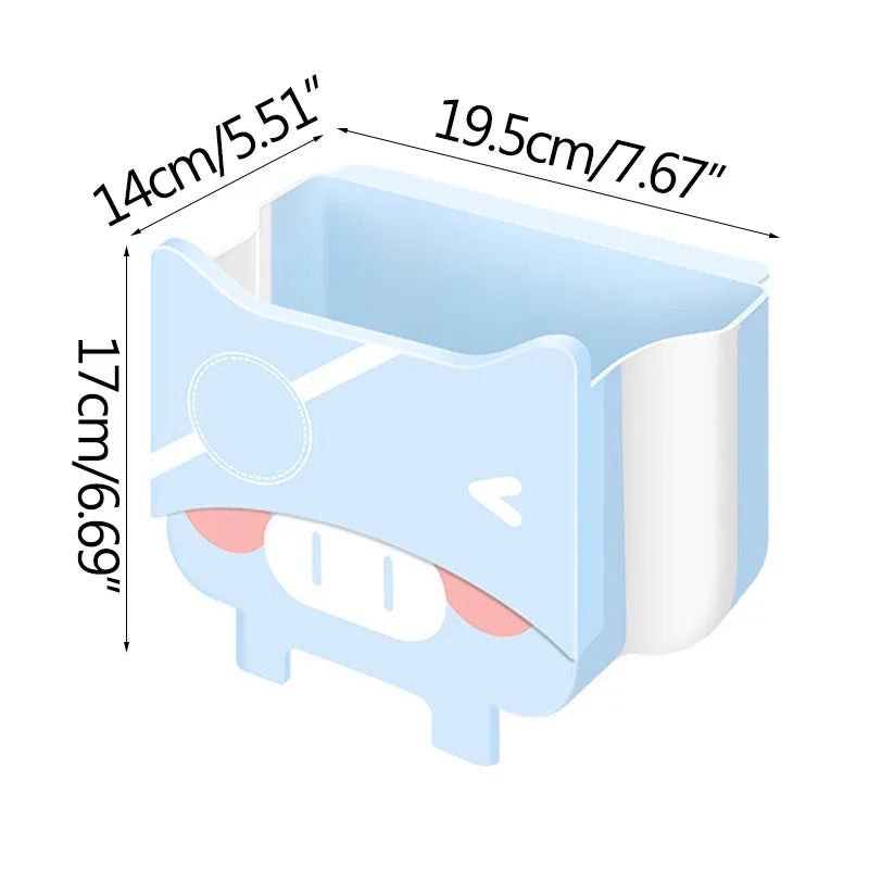 Cubo de Basura Plegable Kawaii