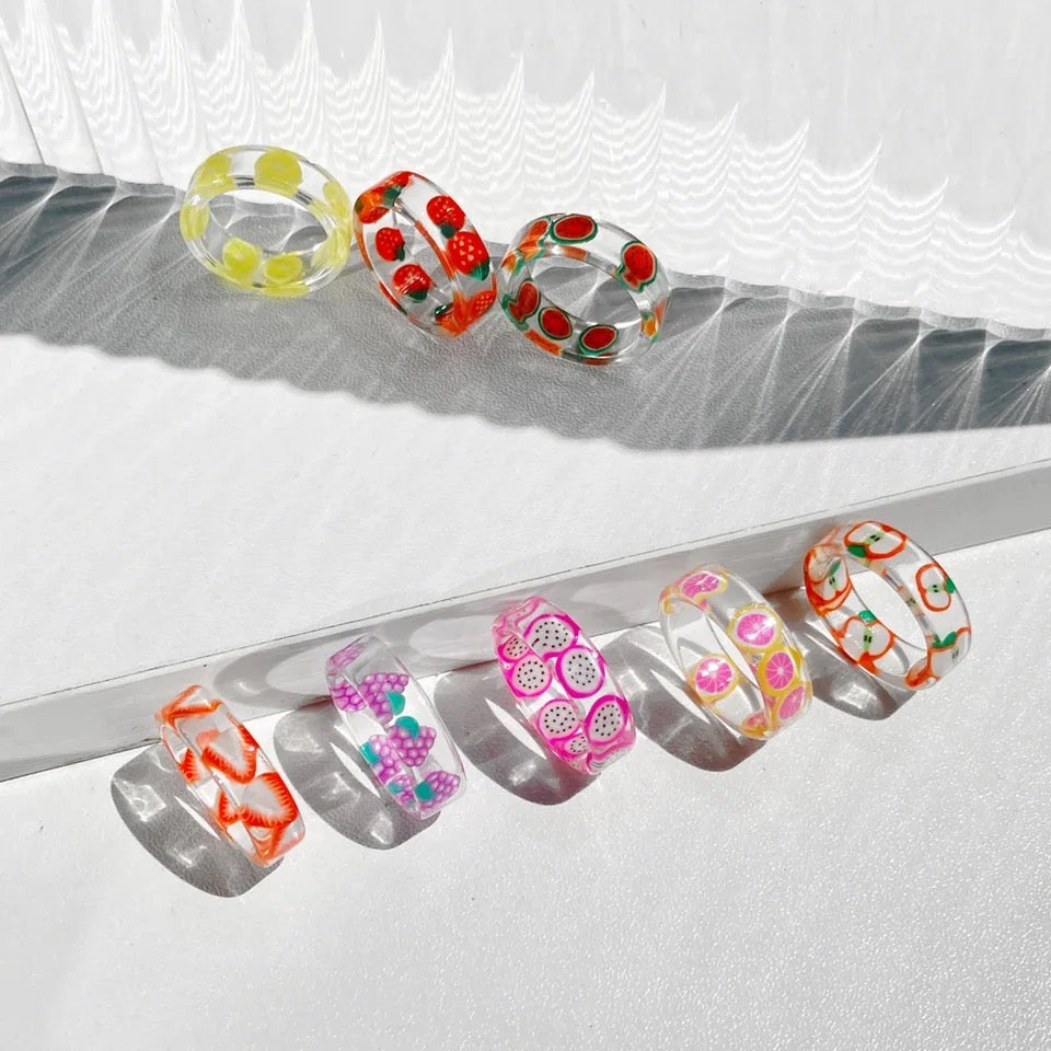 Anillos acrílicos