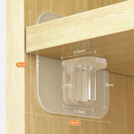 Soporte de estante adhesivo